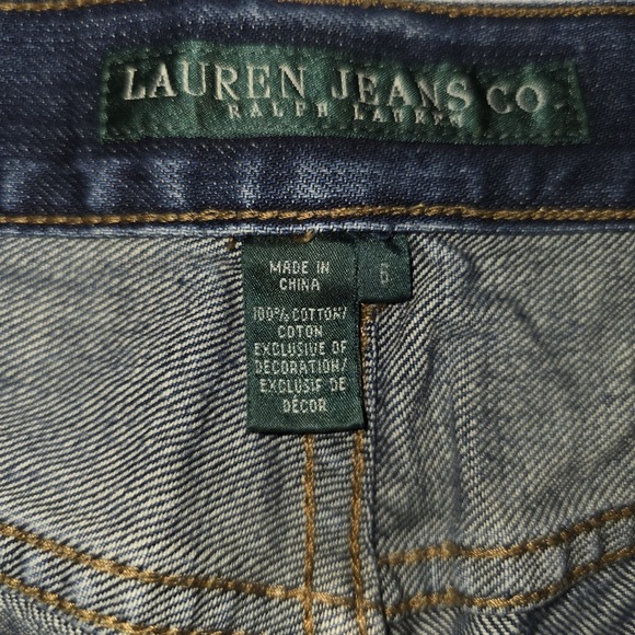 Lauren Jeans Co. Ralph Lauren Jeans Women's 6 Patchwork Boho Embroidered Velvet - Picture 4 of 16